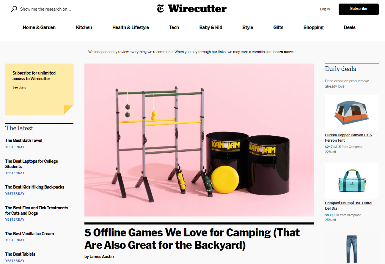 10 Affiliate Marketing Website Examples Smashing It In 2024 - Single Page Affiliate Marketing Website Examples